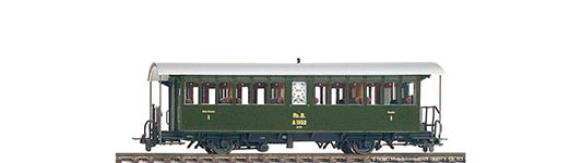 074-3232142 - H0m - Personenwagen A 1102 Dampfbahnwagen, RhB, Ep. IV - V